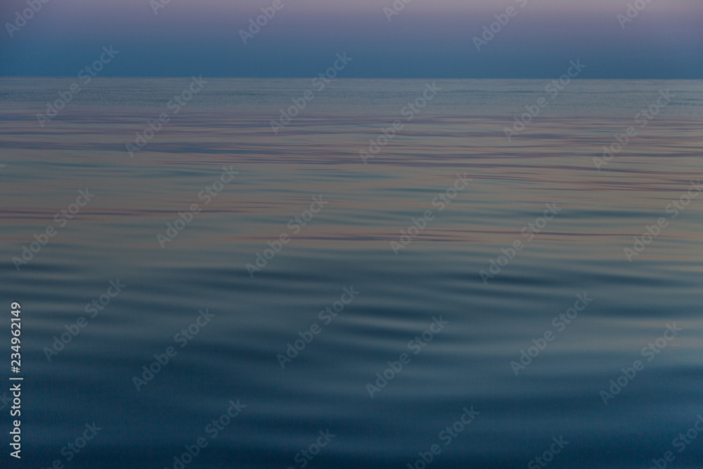 Water surface with small waves