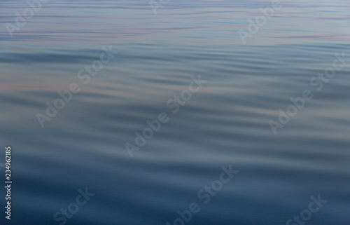 Water surface, blue background