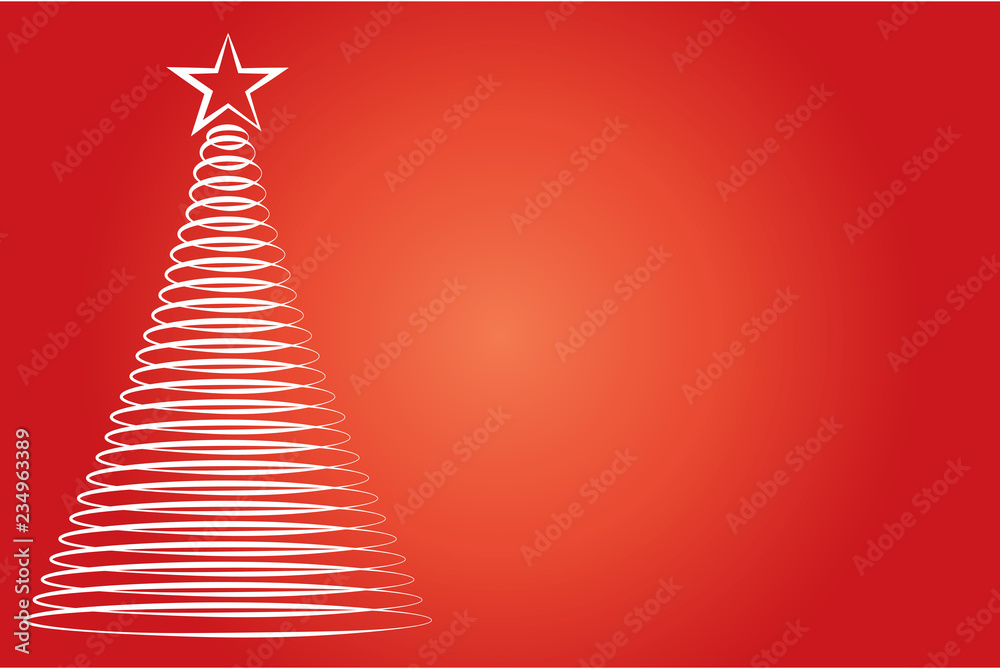 Pino de navidad formado por círculos.