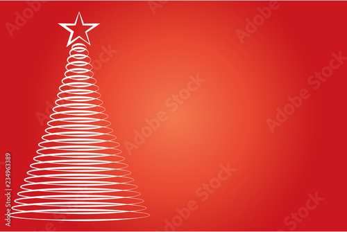 Pino de navidad formado por círculos.