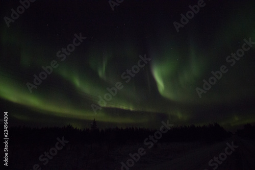 northern lights in Rovaniemi