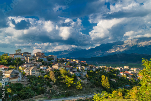 View of Old Town Gjirokaster, UNESCO World Heritage Site, Albania © sunday_morning