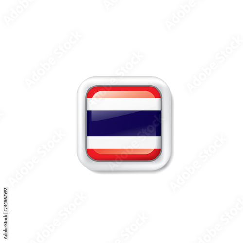 Free Download Thailand flag, vector illustration on a white background - GFXLoad