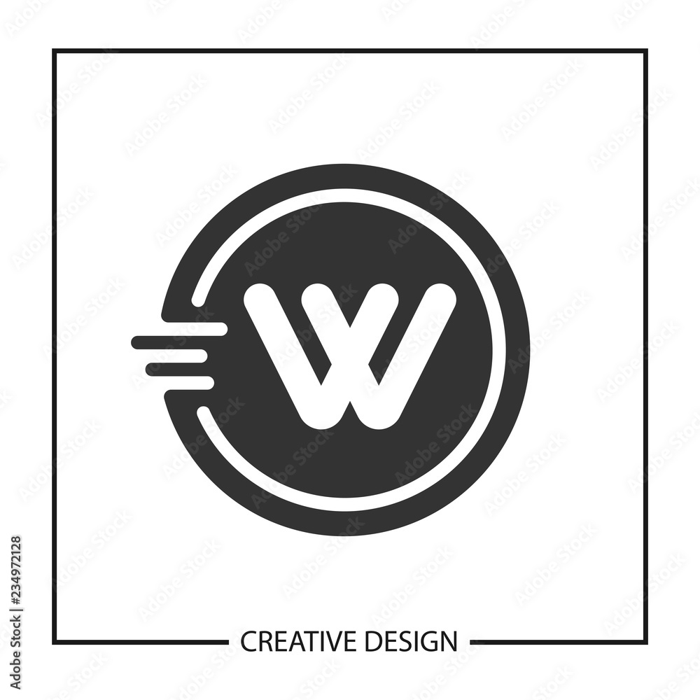 Initial Letter W Logo Template Vector Design Initial Letter W Logo Template Vector Design