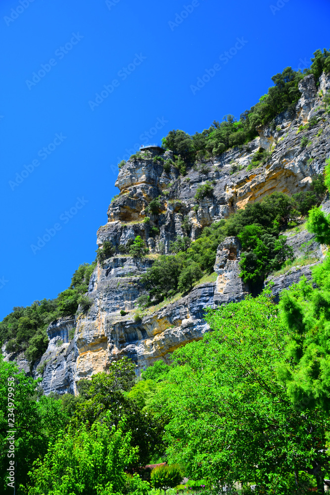 Naklejka premium The beautiful medieval village of La Roque Gageac on the Dordogne River in Aquitaine, France