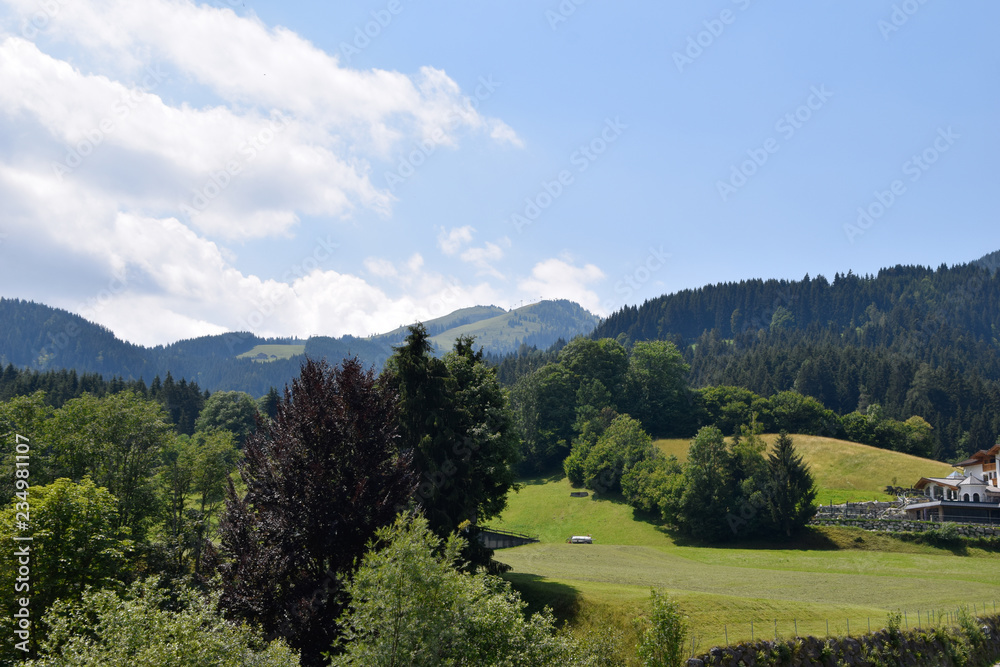 Auffach in Wildschönau im Sommer Auffach in Wildschönau im Sommer