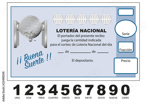 participacion de loteria nacional photo