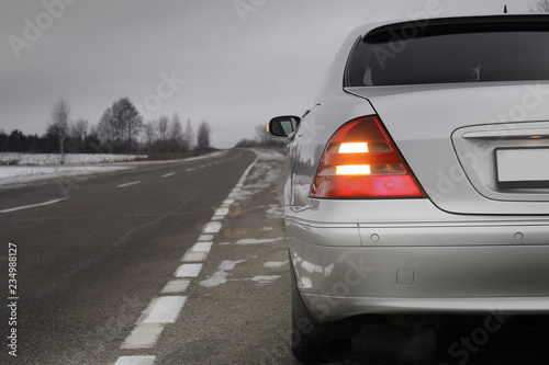 Car in the evening