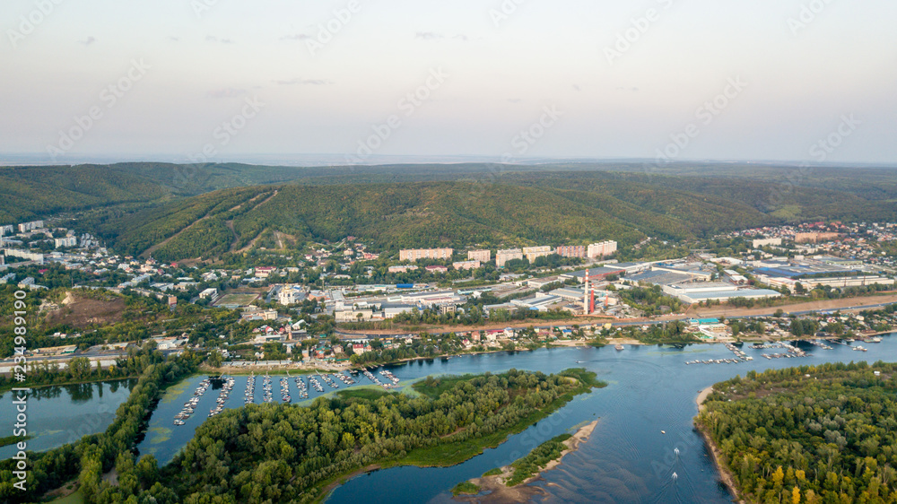 Fototapeta premium River with islands