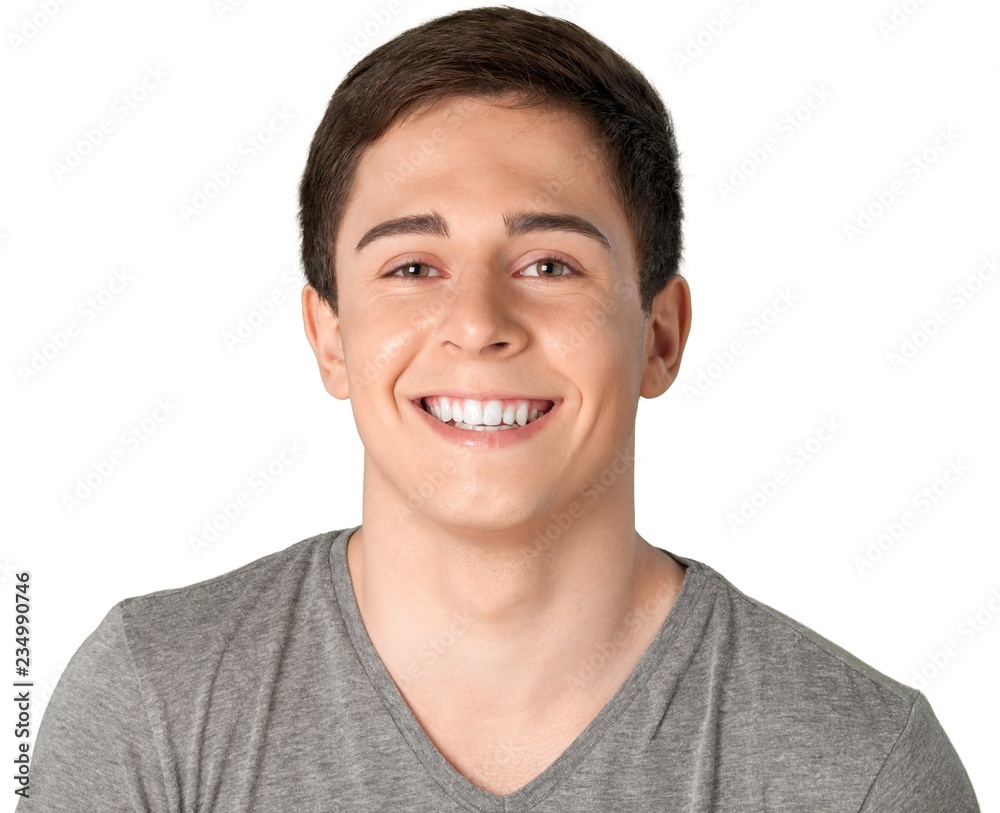 Portrait of Smiling Young Man Portrait of Smiling Young Man