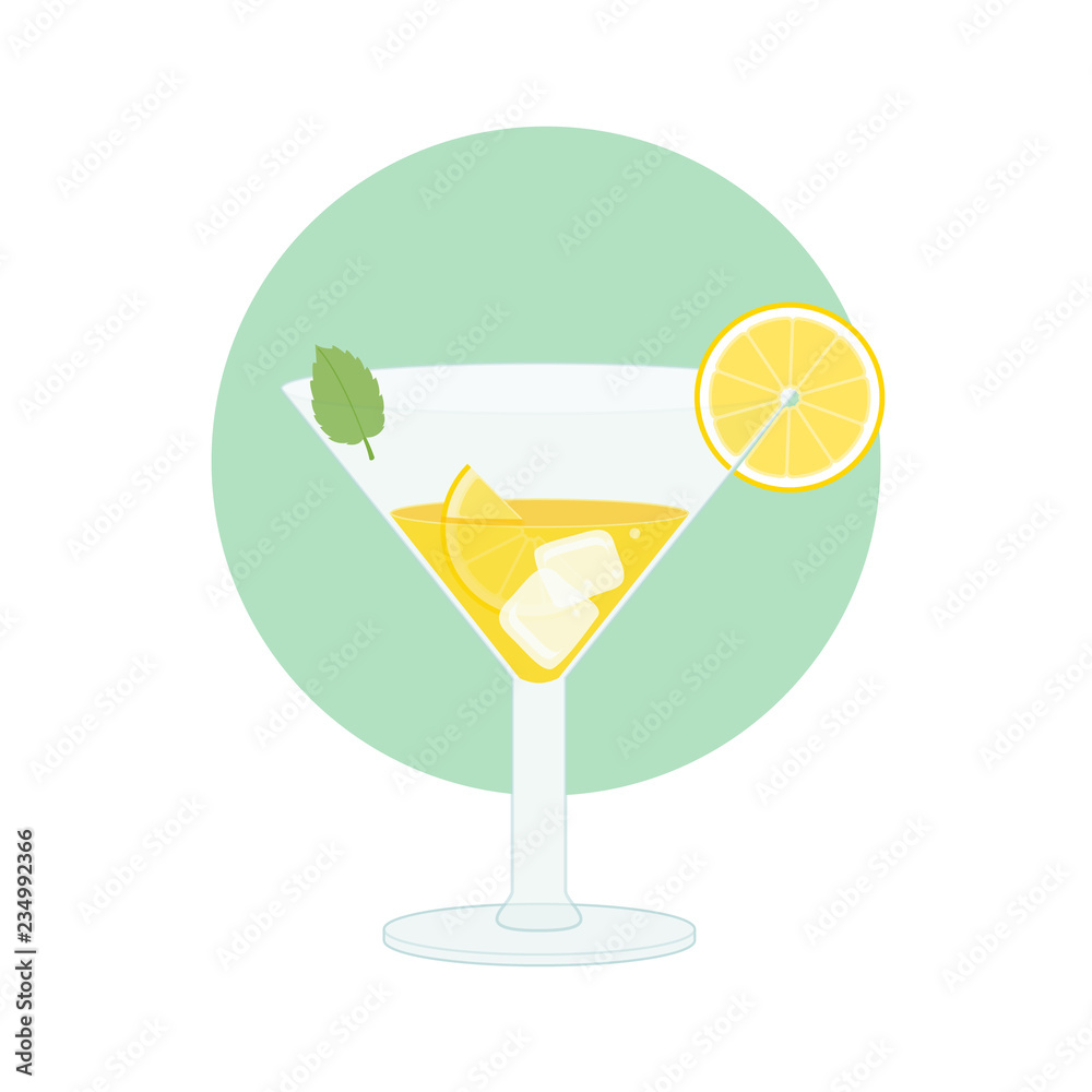 Fruchtcocktail Zitrone