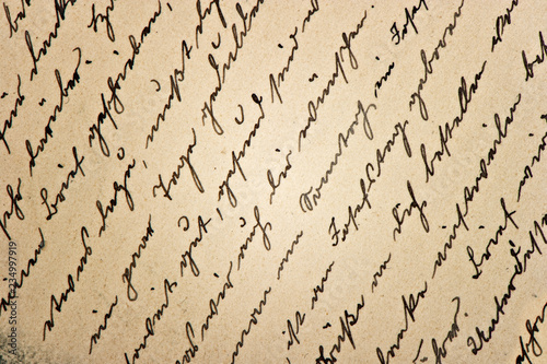 Handwritten calligraphic text Digital paper background
