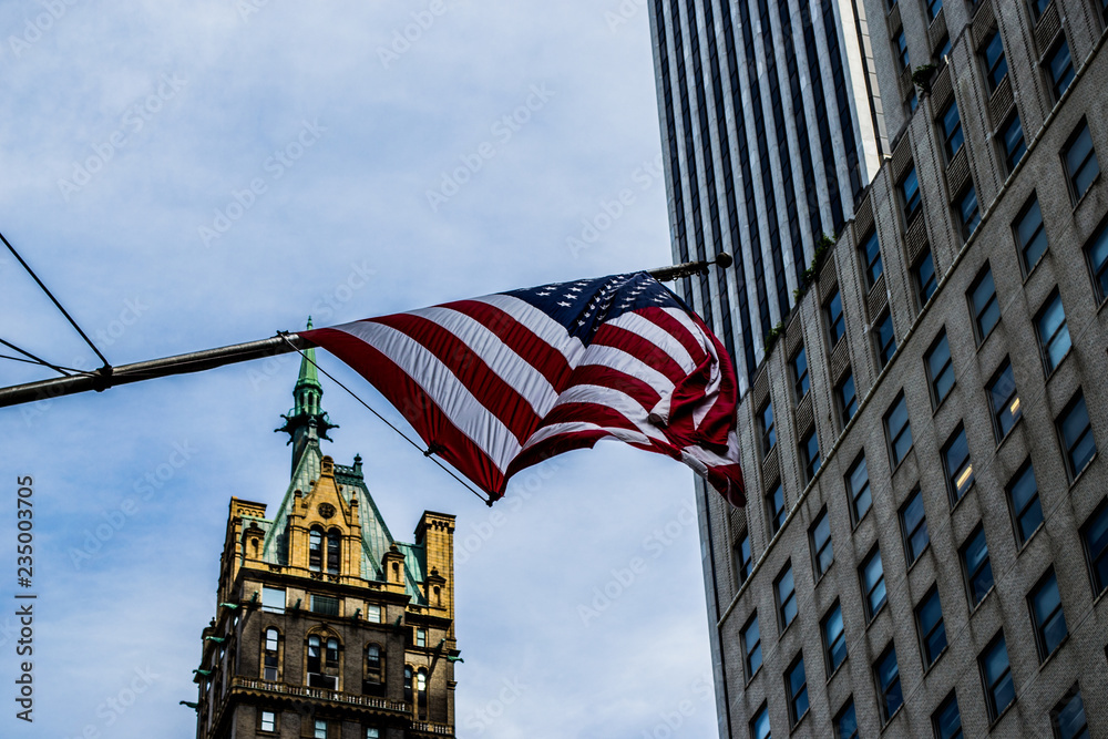 American Flag in New York