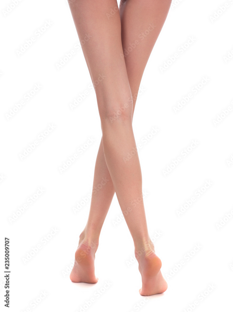 sexy woman with beautiful legs on white background sexy woman with beautiful legs on white background
