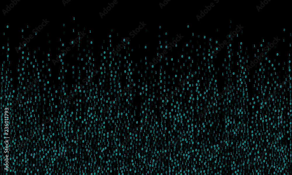 Binary code cyber monday sale background.