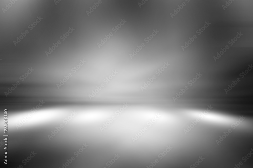 soft gray studio room background, grey floor backdrop with spotlight ...