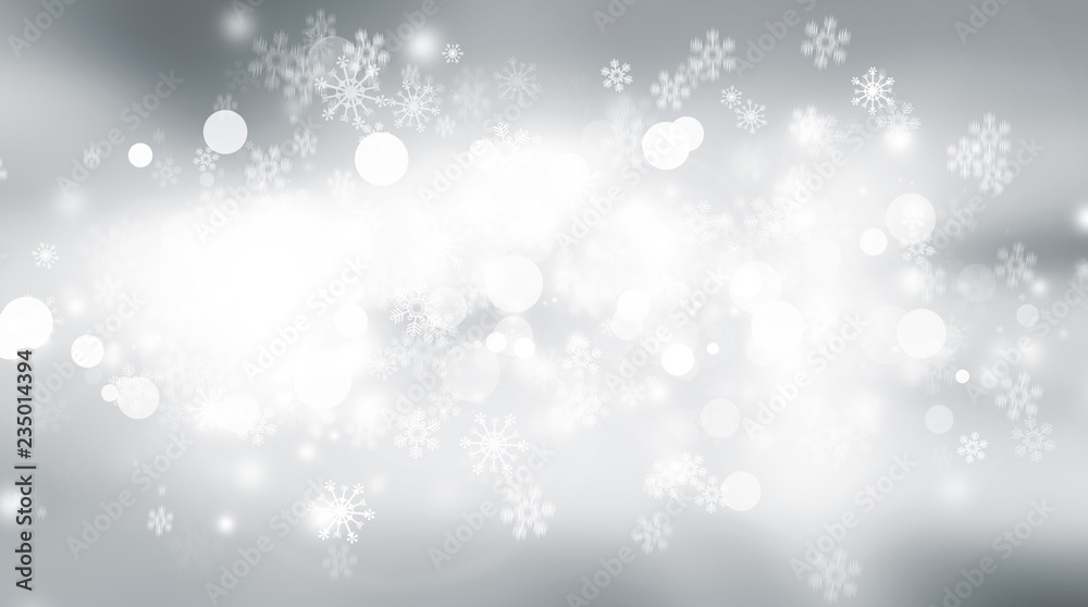 white snow blurred abstract background. bokeh christmas blurred beautiful shiny Christmas lights white snow blurred abstract background. bokeh christmas blurred beautiful shiny Christmas lights