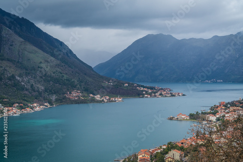 Fototapeta Naklejka Na Ścianę i Meble -  Stunning landscape of the Bay of Kotor