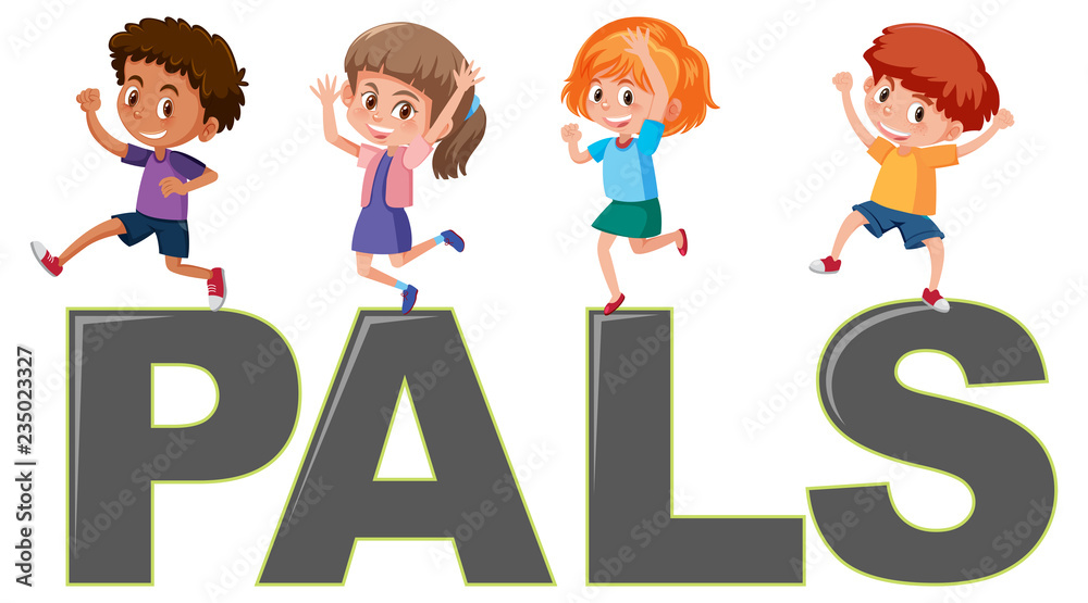Children with word pals Children with word pals
