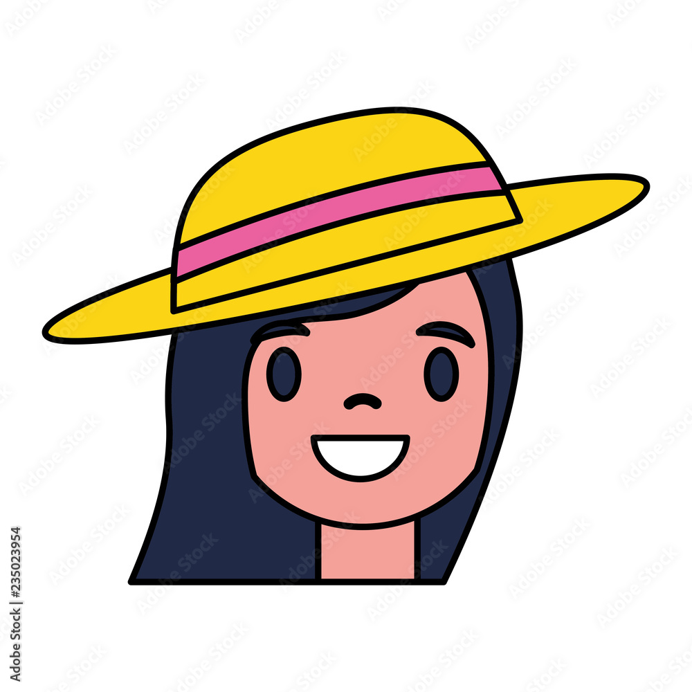 smiling girl portrait on white background smiling girl portrait on white background