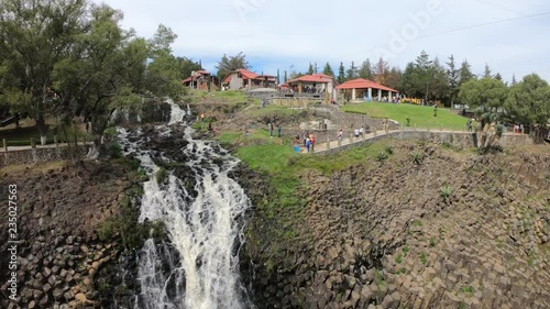 basaltic prisms in hidalgo mexico reveal shot take 2