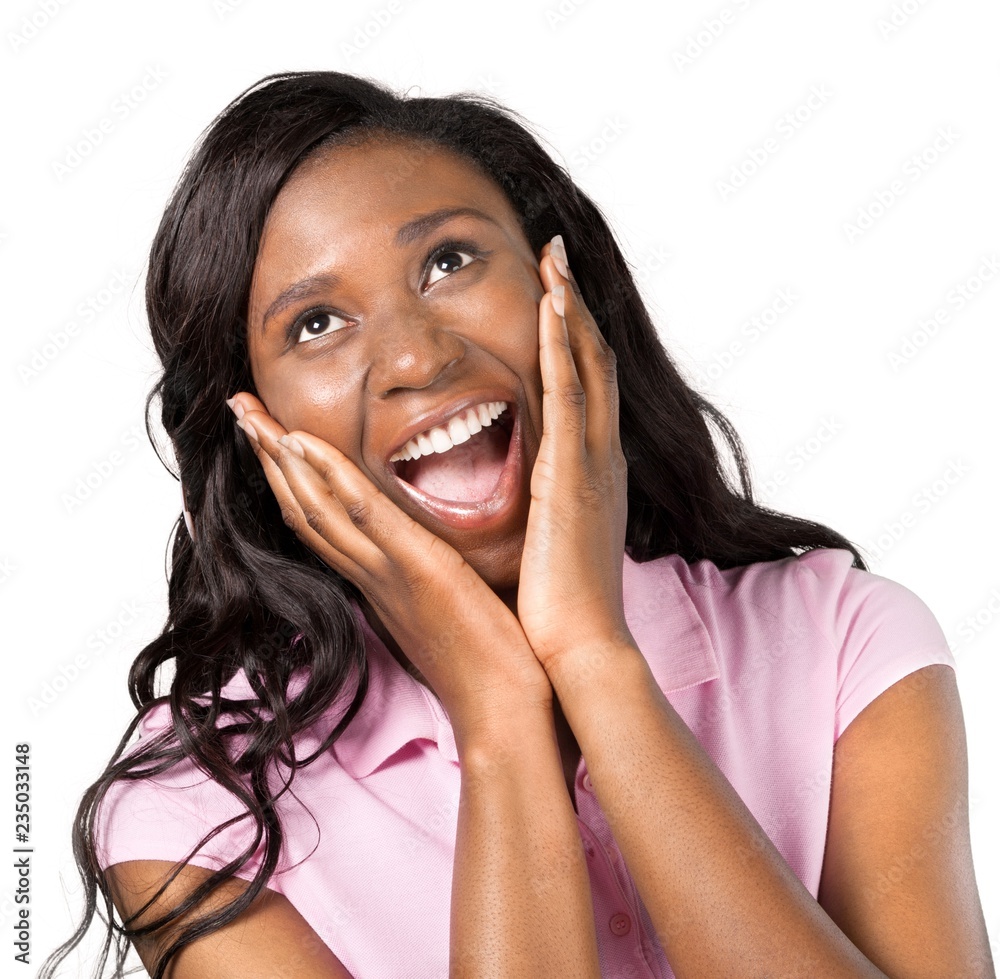 Portrait of a Surprised Woman Portrait of a Surprised Woman