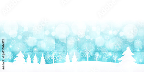 クリスマス　雪　冬　背景