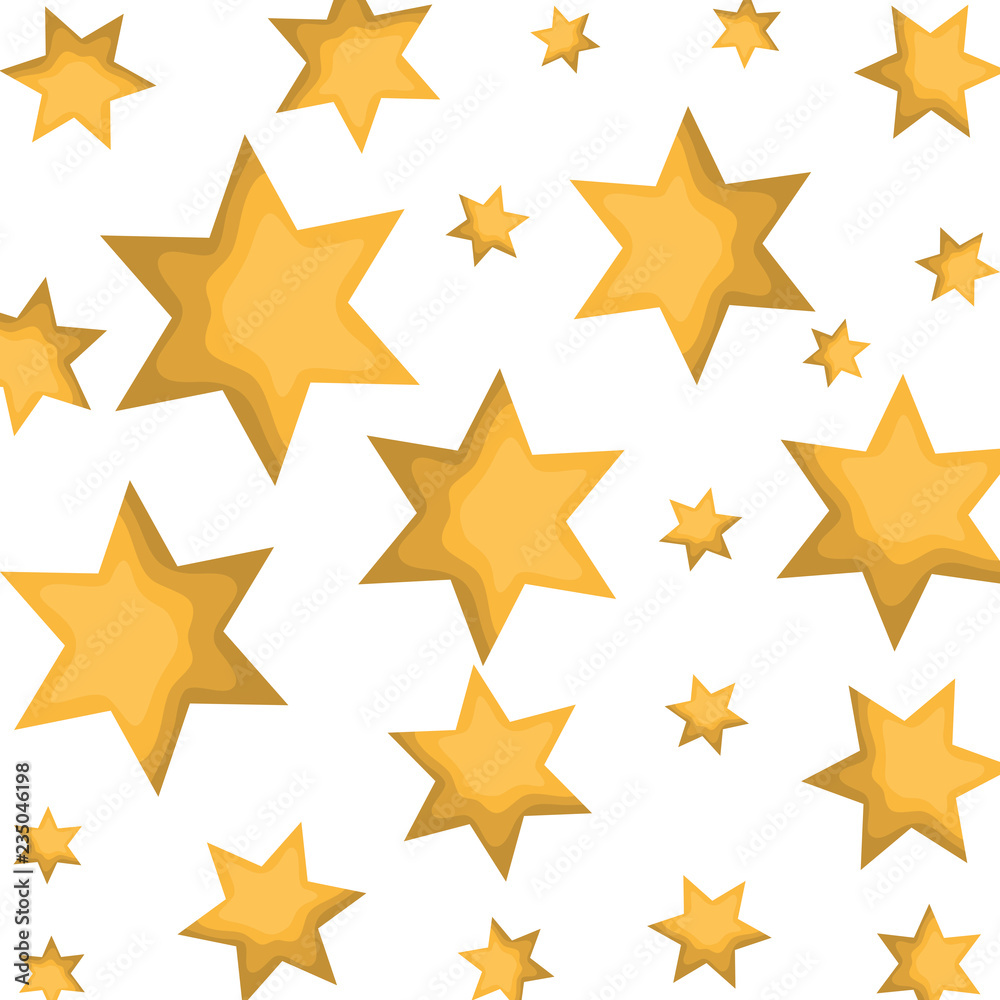 golden star pattern isolated icon golden star pattern isolated icon