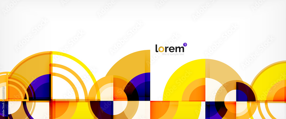 Obraz premium Modern geometric abstract background