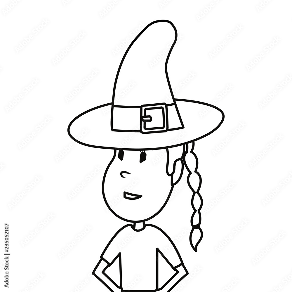 girl in halloween character costume