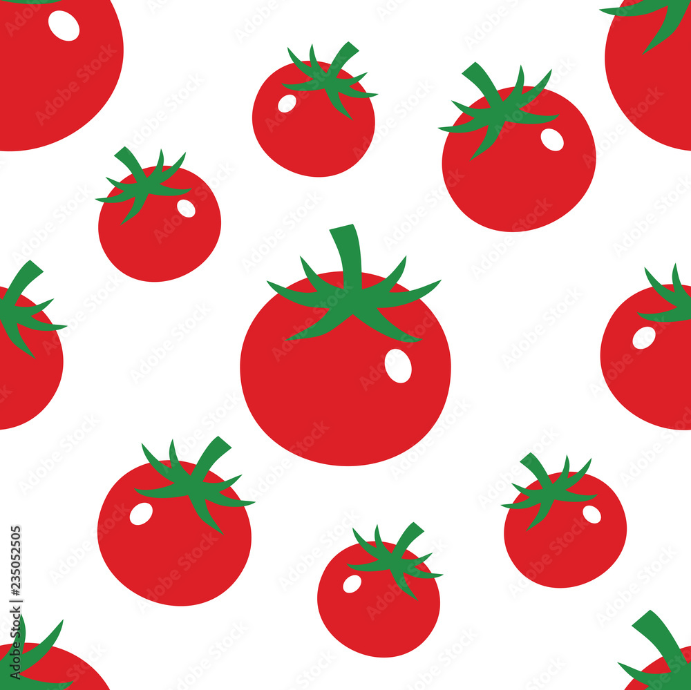 Tomatoes seamless food fruits vegetable vector design cartoon Tomatoes seamless food fruits vegetable vector design cartoon
