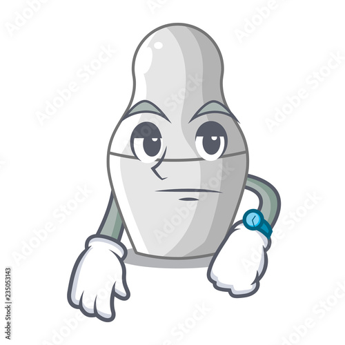Waiting nesting doll russian matryoshka on mascot