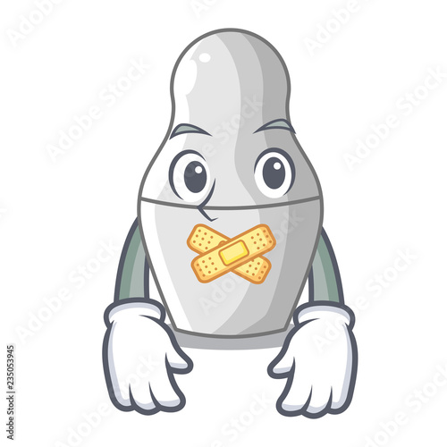 Silent nesting doll russian matryoshka on mascot