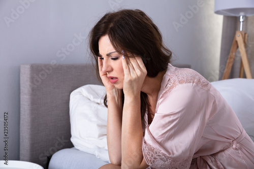Woman Having Headache
