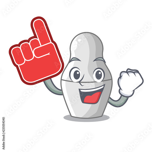 Foam finger nesting doll russian matryoshka on mascot