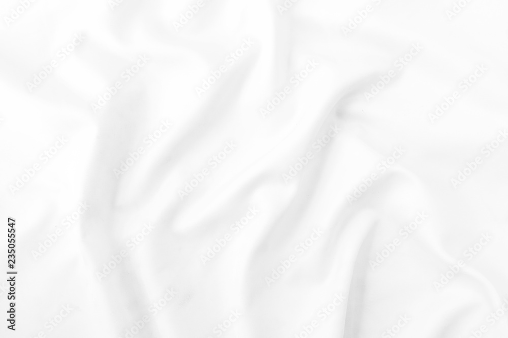 Naklejka premium The luxury of white fabric texture background, White fabric with high resolution