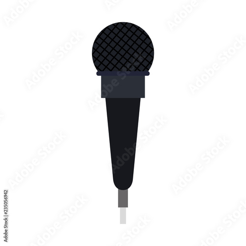 microphone sound isolated icon