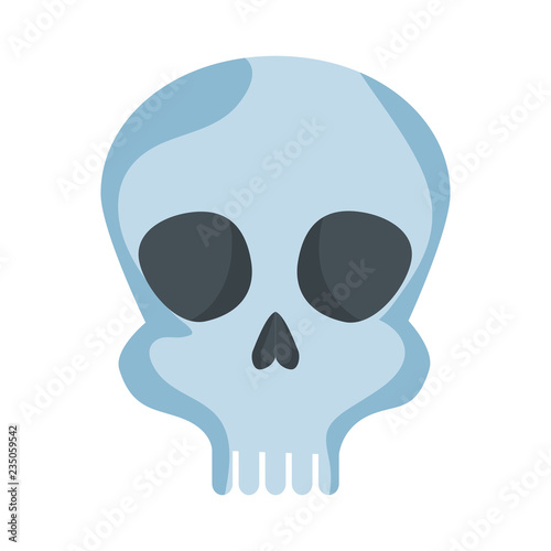 skull head isolated icon