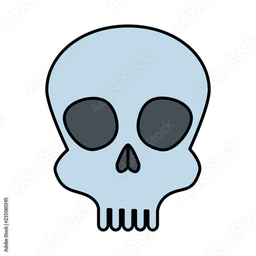 skull head isolated icon