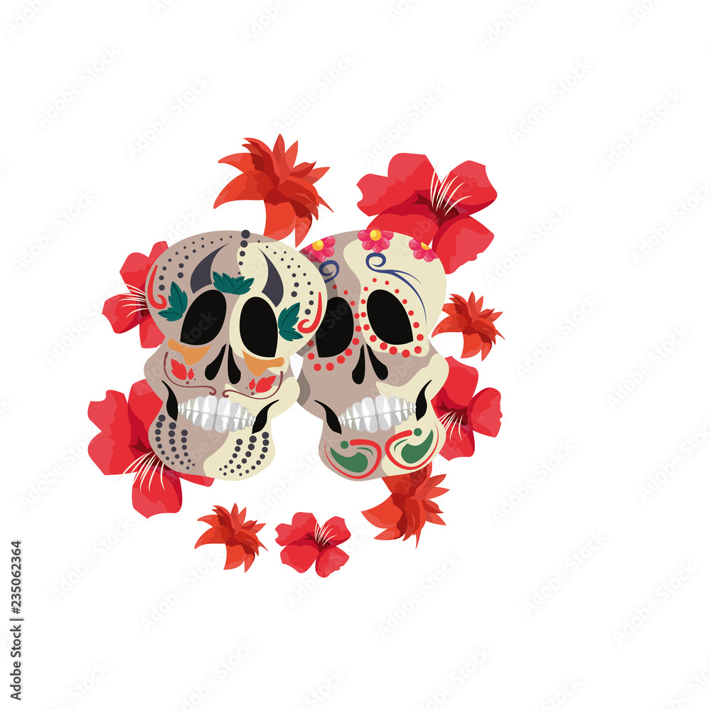 Fototapeta premium day of the dead concept