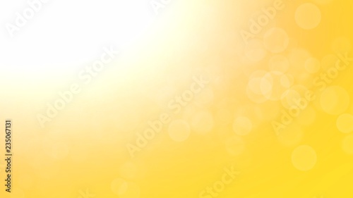 Abstract background yellow blur gradient with bokeh in christmas background