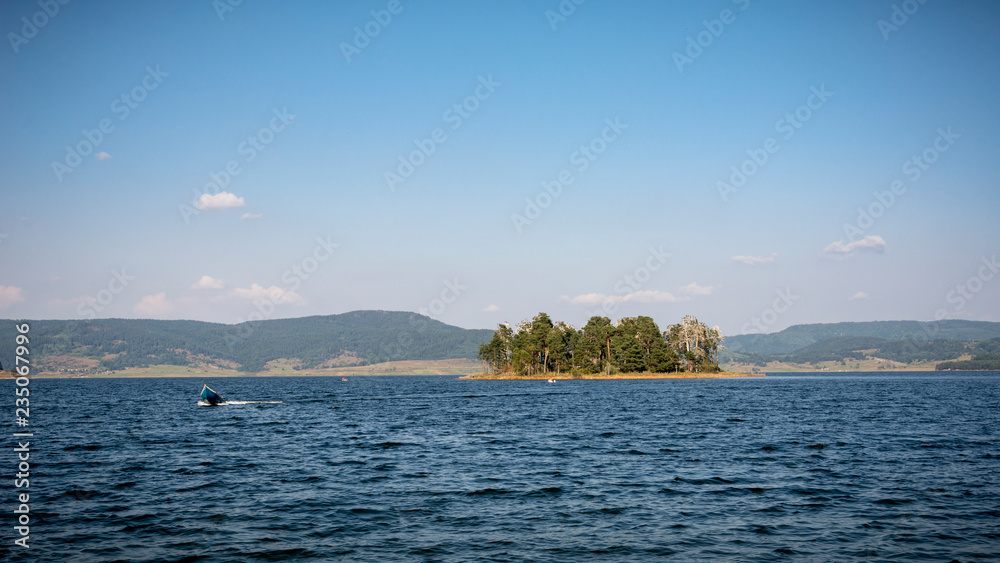 Naklejka premium batak lake