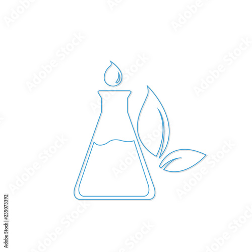 chemical chemistry pharmacy laboratory icon vector