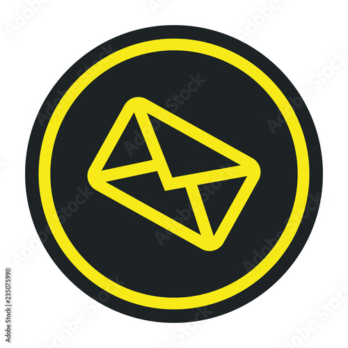 envelope mail isolated icon