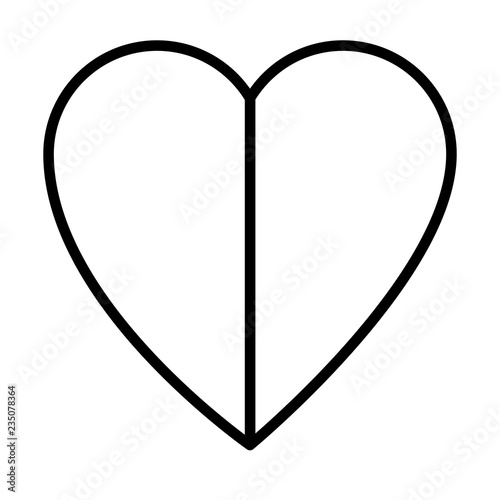 heart love isolated icon
