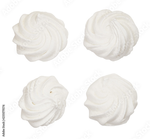 Foto Set of meringue cookies