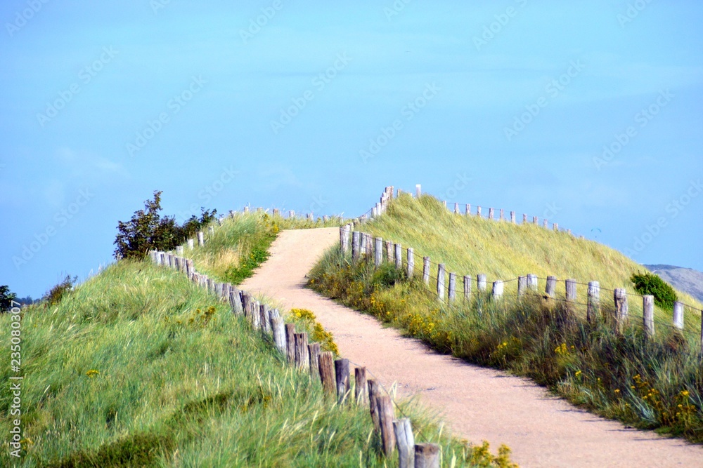 Fototapeta premium Weh zum Meer