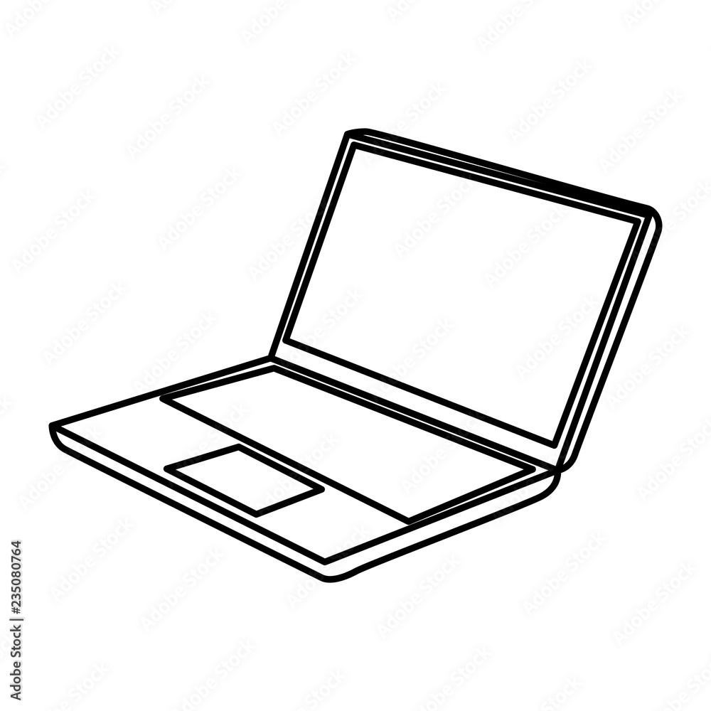 laptop computer isolated icon laptop computer isolated icon