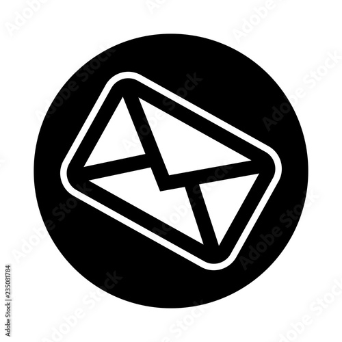 envelope mail isolated icon