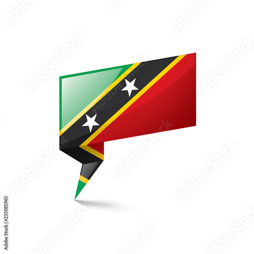 Free Download Saint Kitts and Nevis flag, vector illustration on a white background - GFXLoad